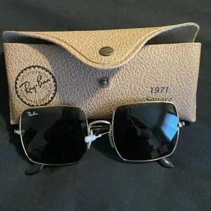 NWT RAY-BAN SQUARE 1971 CLASSIC IN DARK GREY Ray-Ban | Accessories | Nwt Rayban Square 971 Classic In  main image 2